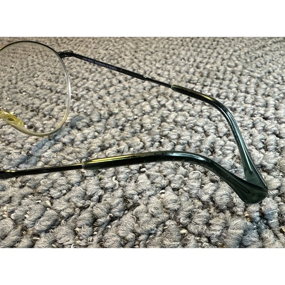 Andy Wolf 4713 Margit K.‎ Eye Glasses Gold Green Frames Only - Picture 8 of 12